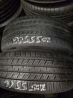 2 Tires 205.55.16 Ironman 90 % Tread Dot 1122