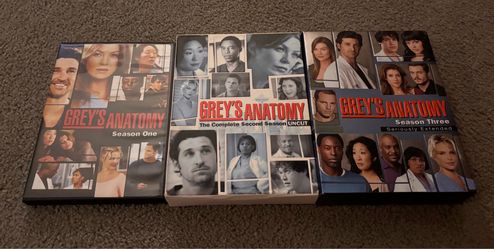 Grey’s Anatomy Seasons 1-3 DVD
