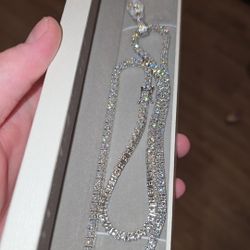 VVS1 TENNIS CHAIN/ BRACELET SET 