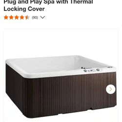 110 Volt 5 Person Jacuzzi With Cover Easy To Relocate 