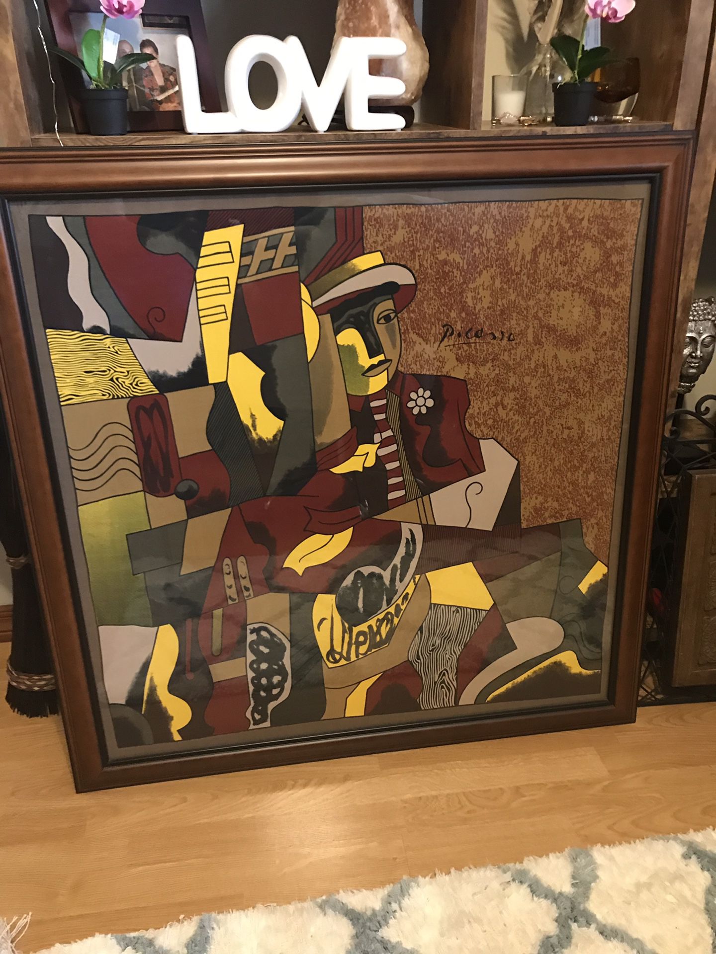 Silk framed Picasso