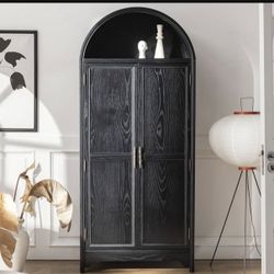 71 Inch Tall 5-Tier Bookcase with 2 Doors