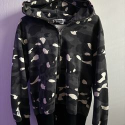 BAPE City Camo Shark WGM Full-Zip Hoodie (glow In The Dark)