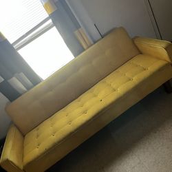 Two Yellow Couches 