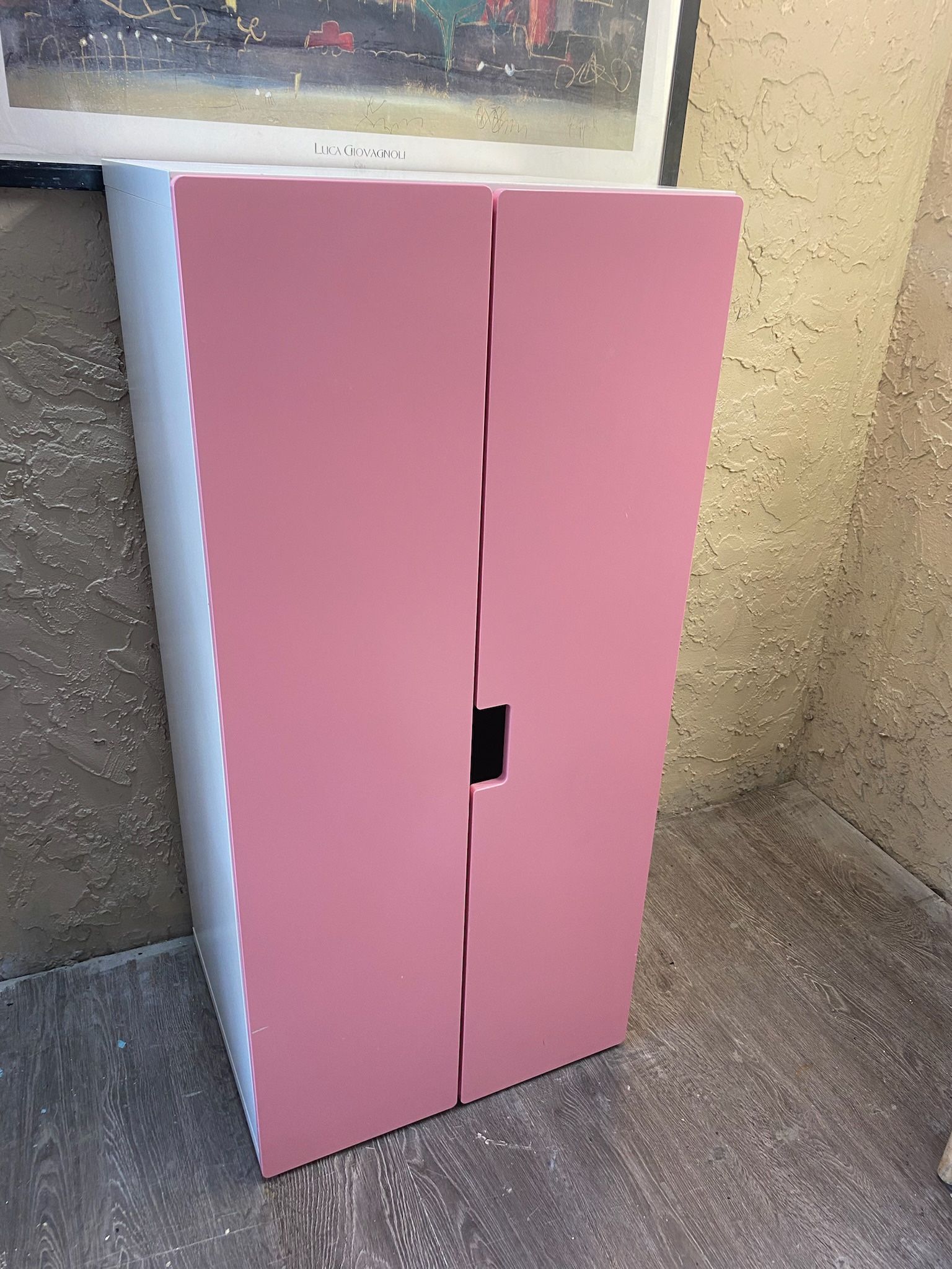 Ikea Stuva Kids' Nursery Kid's Pink Storage Closet Wardrobe