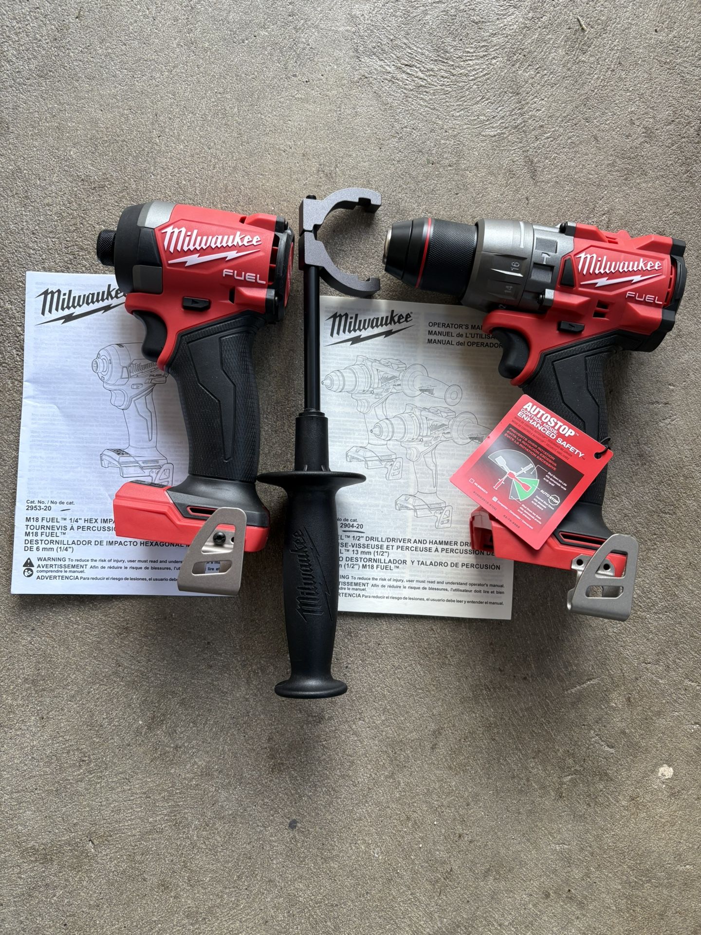 Milwaukee M-18 Fuel Hammer Drill Driver/ Impact Driver.
