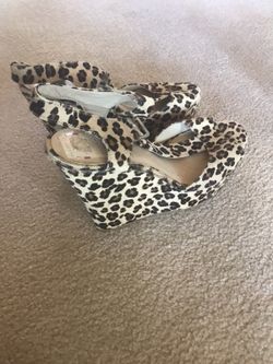Wedge Heel INC Concept Leopard