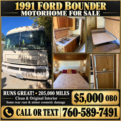 1991 FORD BOUNDER 32' COACH MOTORHOME