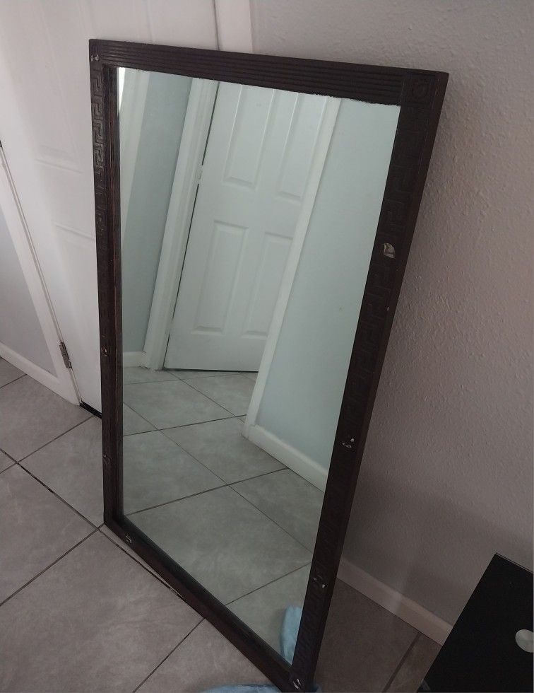 Wood Mirror