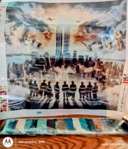 Twin Towers Angels Ny Firemen diamond painting complete kit