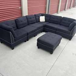 FREE DELIVERY&INSTALLATION Modular Sectional Couch+Ottoman