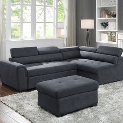 Fabric Sleeper Sofa 