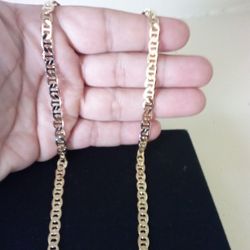 Gold 18k Plated Mariner Necklace Chain