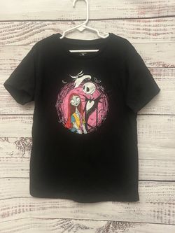 Black nightmare before Christmas shirt size 7/8