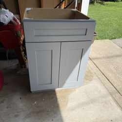 24” Vanity Cabinet - Light Gray