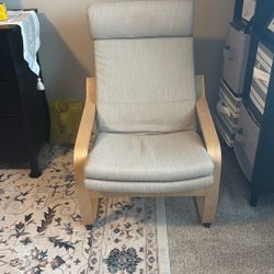 IKEA Poang Chair With Extra Cushion