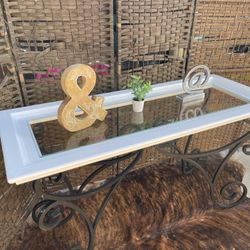 Table refinished white $38