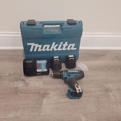 MAKITA DRILL WITH TWO BATTERIES, CHARGER AND CASE. EXCELLENT CONDITION. $125.00 OR BEST OFFER. LOCAL PICK UP ONLY. 