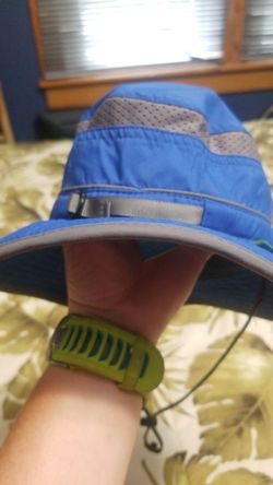 Boys/Kids Blue Beach Sunhat. New. Never used. With drawstring. Breathable. Fast drying