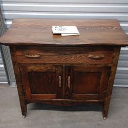 Refinished Antique Wash Stand/Cabinet