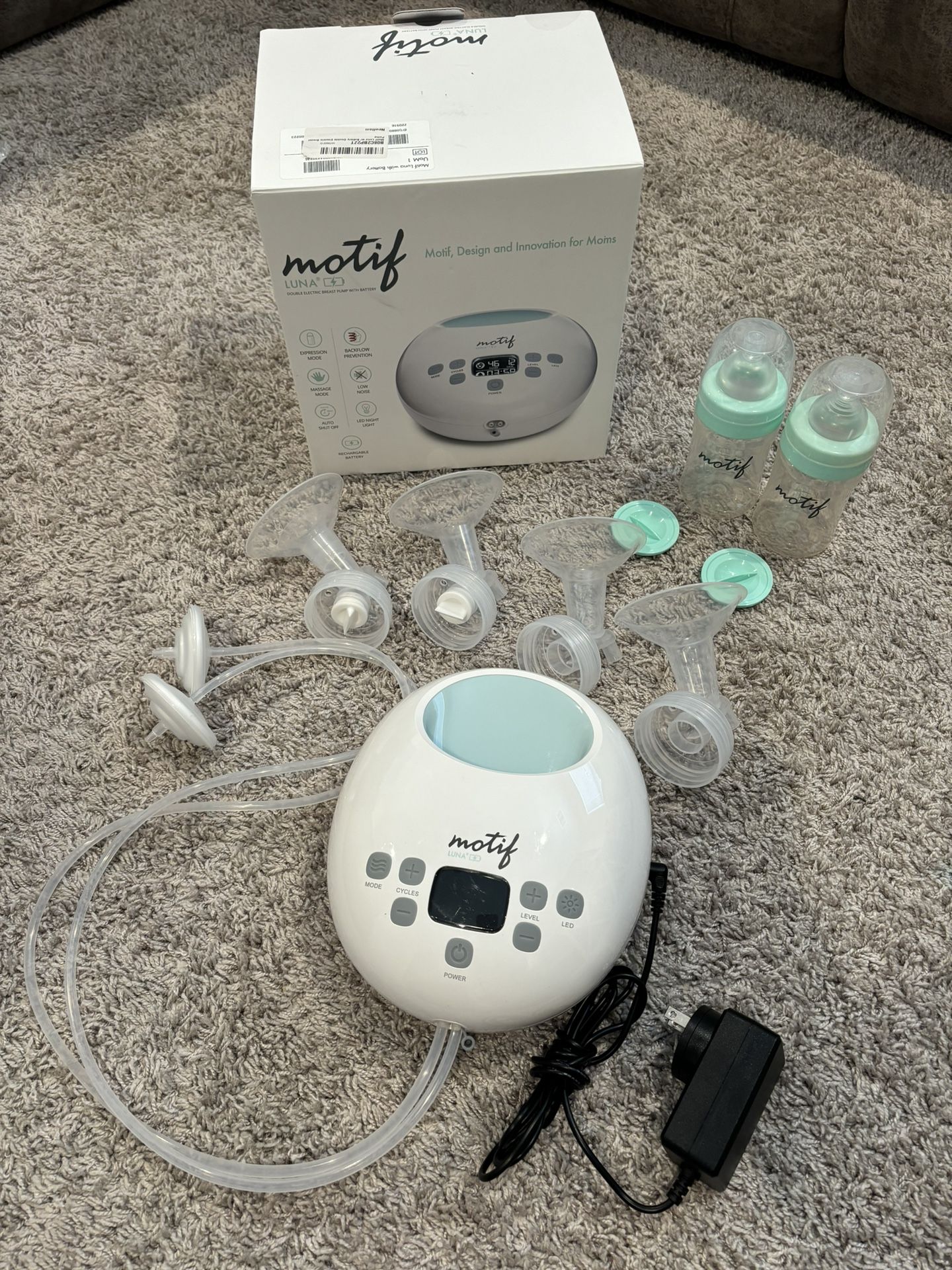 Motif Luna Double Electric Pump With Battery