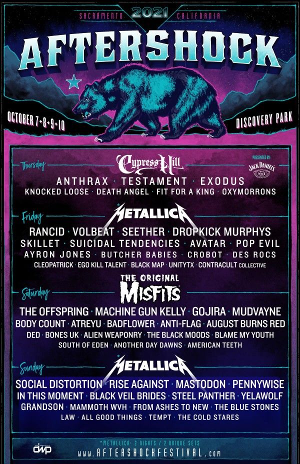 Aftershock 2 VIP 4 Day weekend Wristbands