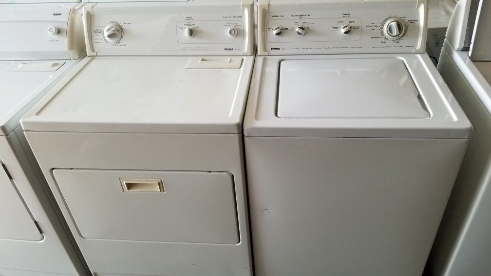 HEAVY DUTY KENMORE WASHER AND ELECTRIC DRYER 30 DAYS WARRANTY
