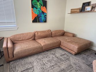 Midcentury modern sectional couch