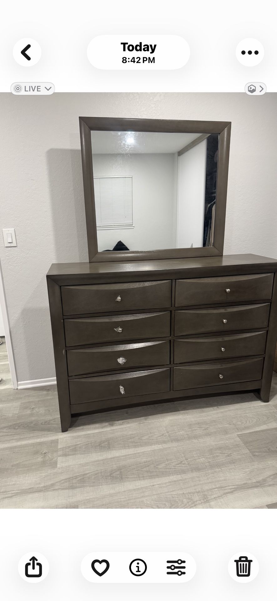 sachin and babi light blue dress Adair 8 Drawer Dresser