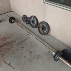 45# Bar And Weights