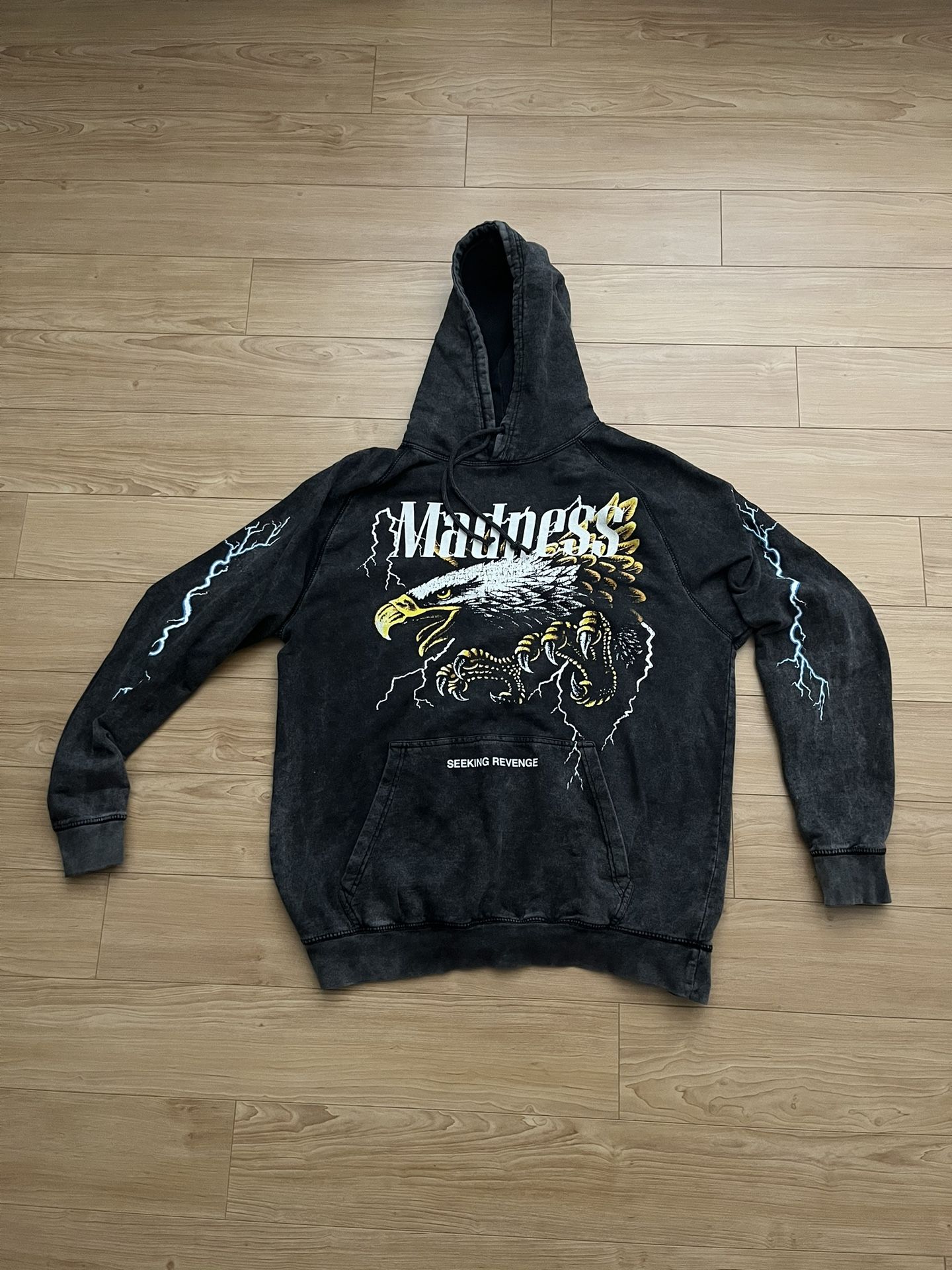 Lightning Madness Hoodie Size Large