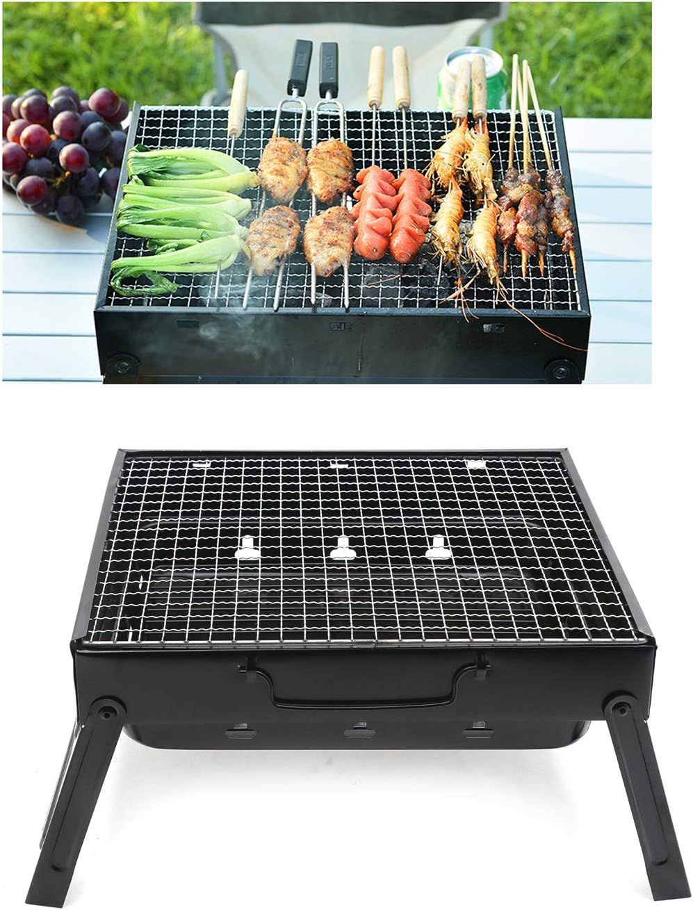 Foldable Charcoal BBQ Grill Outdoor Camping Picnic Travel Cooker COOK06