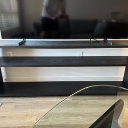 Black Oak Console Table 