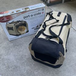 DOG CARRIER ( Port A Crate) Foldable 