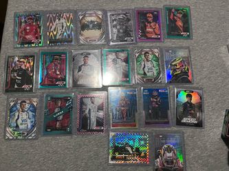 Formula 1 Topps chrome  Trading Card Lot – Parallels & Numbered