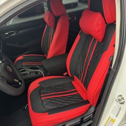 Leather Car Seat Cover ( Free Professional Installation)