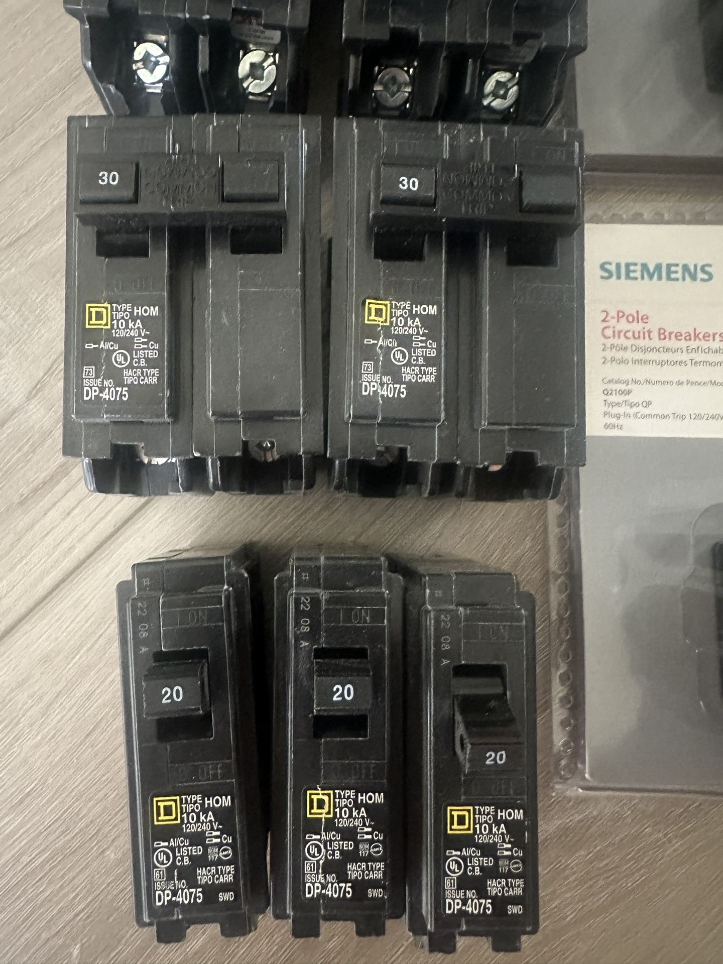 New Circuit Breakers!