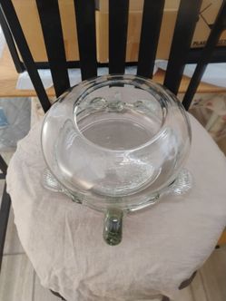 Very Cute Glass Turtle Terrarium Planter