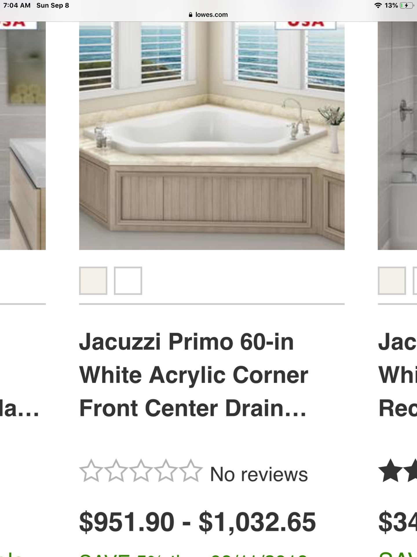 Jacuzzi hot tub, clean, free delivery, 60” x 60”. Works perfect