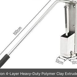 Polymer Clay Extruder Ceramic Extruder Tool Wall Hanging Clay-Strip Machine