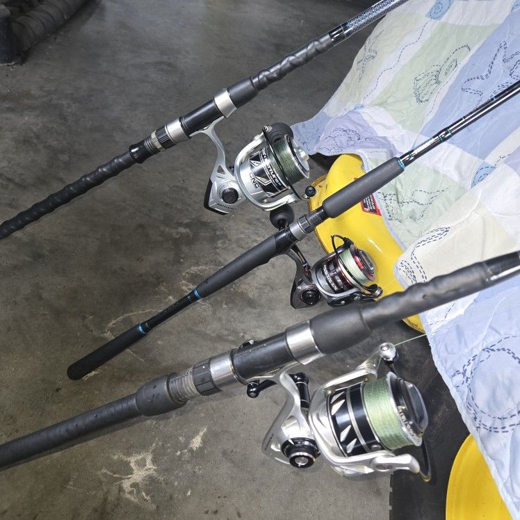 Penn BATTLE III DX w/ OKUMA ROCKAWAY HD 9'0 MEDIUM SURF FISHING ROD