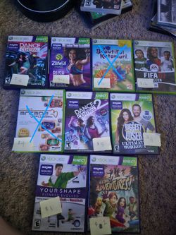 video games for xbox360 and wii