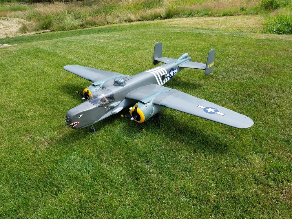 Top flite b-25 rc plane