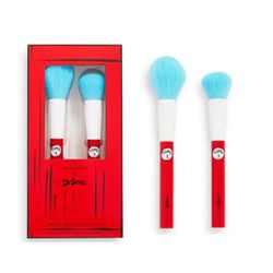 I Heart Revolution x Dr. Seuss Thing 1 and Thing 2 Face Brush Duo - New 