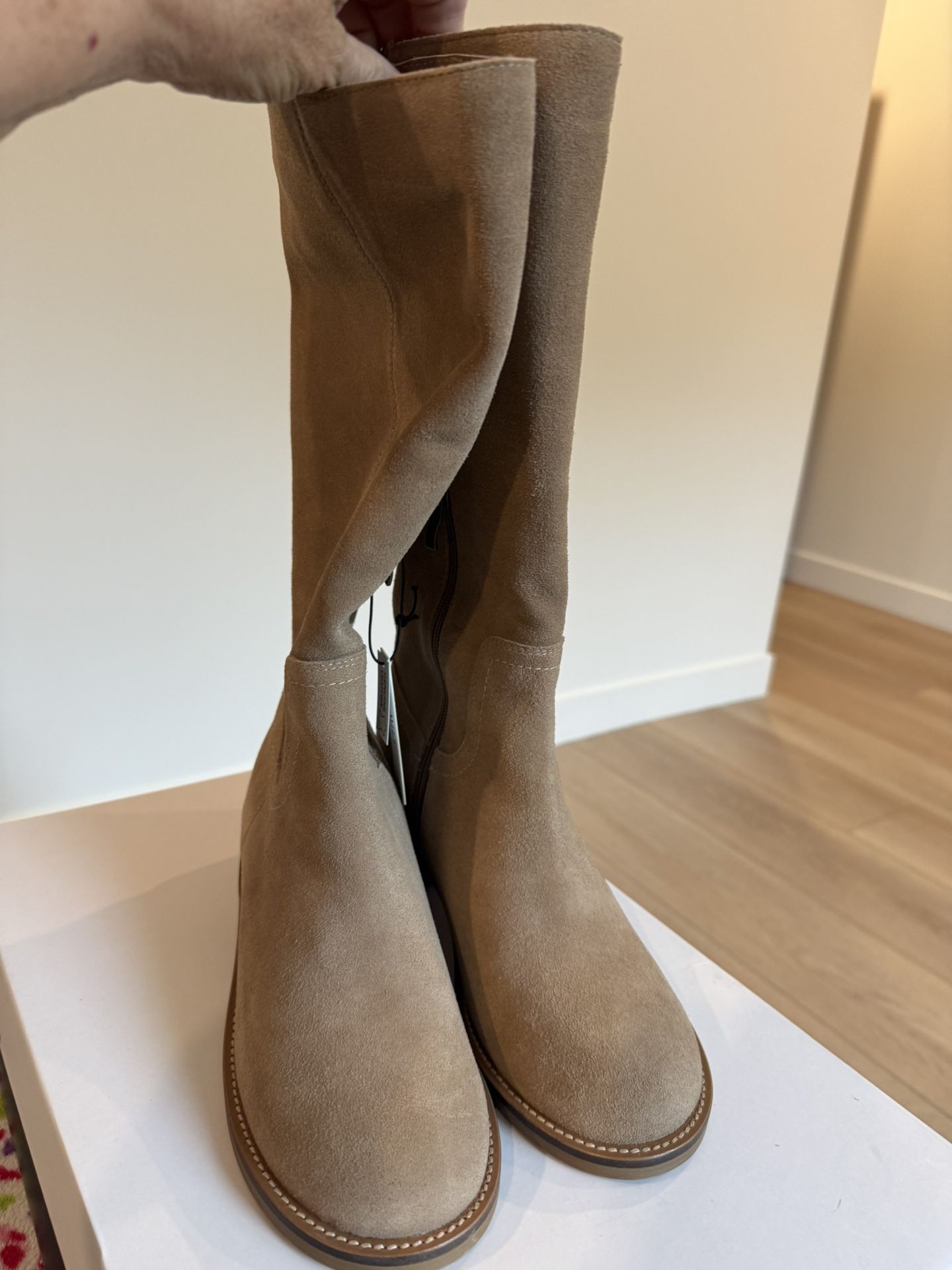 WILT Suede Taupe Boots