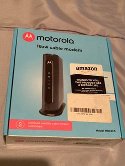 Motorola 16 X 4 Cable Modem Brand New In Box 
