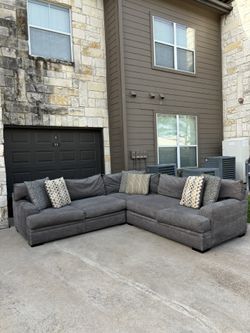 Oversized Dark Gray Sectional