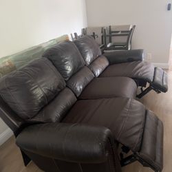 Recliners Leather Sofa