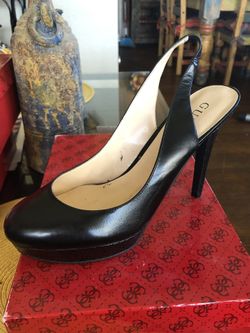 Black ankle strap