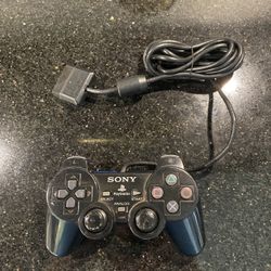 Sony PlayStation 2 DualShock 2 SCPH-10010 Controller Black PS2 Original 